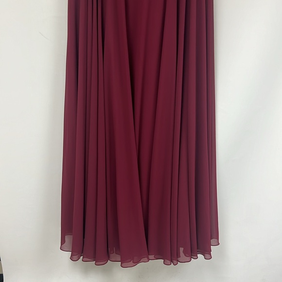 Carmen Blake by Mon Cheri beaded sleeveless fit and flare long Gown - Picture 5 of 11